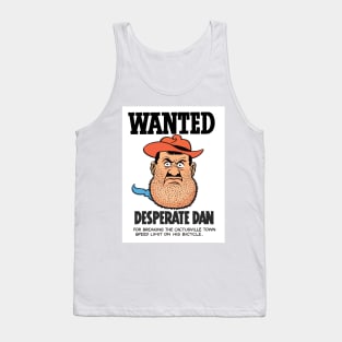 Wanted - Desperate Dan Tank Top